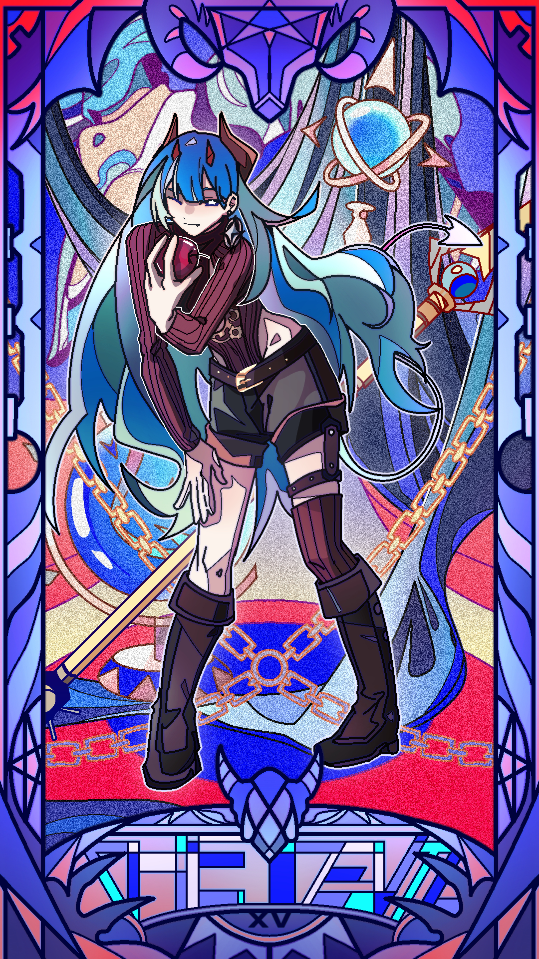 白月葵塔罗牌 The Devil